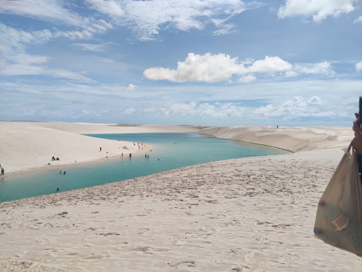 Lagoa Azul nos Lençóis Maranhenses